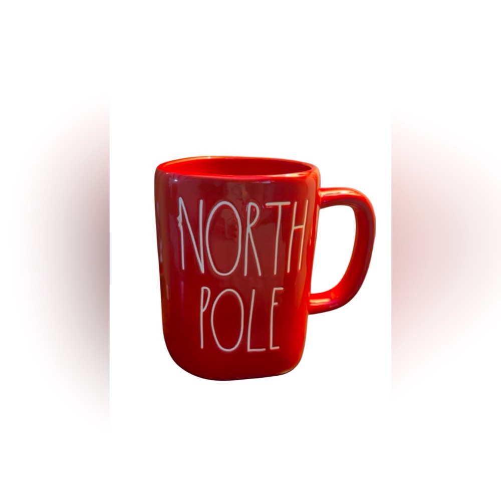 Rae Dunn Red North Pole Mug